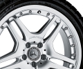 AMG Wheel, Style IV, multi-piece, painted sterling silver